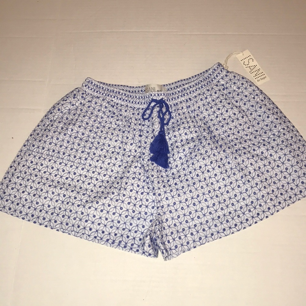 NWT Small Blue Casual eyelet shorts by Isani